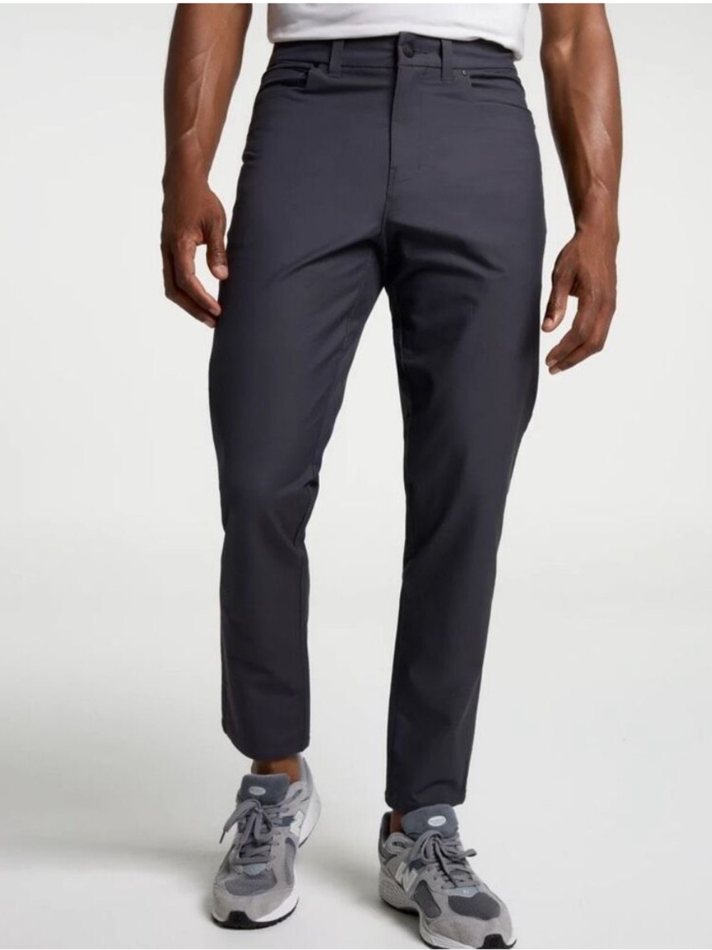 VRST 35x30 Limitless Skinny 5 Pocket Graphic Charcoal Gray Chino Dress Pant